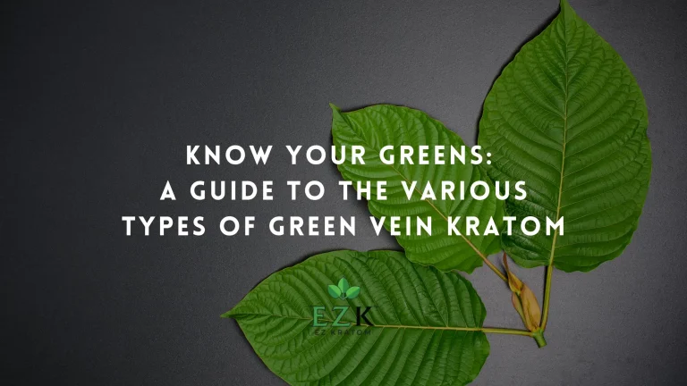 Green vein kratom leaves