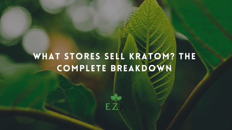 What Stores Sell Kratom? The Complete Breakdown